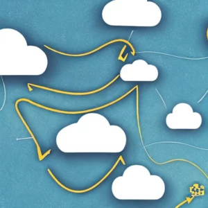 Artistic representation for Making Sense of the Great ERP System Cloud Migration
