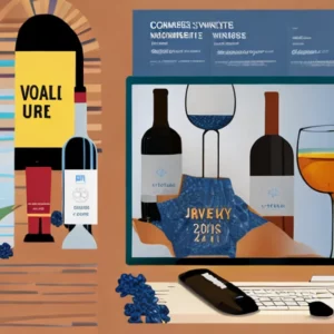 Artistic representation for BigCommerce Customers WovenbyrdTM and Joval Wines Win B2B Ecommerce Industry Awards.