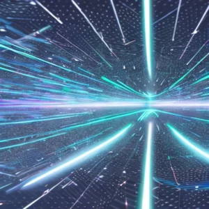 Artistic representation for Emerging Tech Integration ; How Syspro ERP is leading the way with AI and Machine Learning.