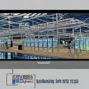 Artistic representation for Cyncly Exhibiting Software Solutions at GlassBuild America 2023