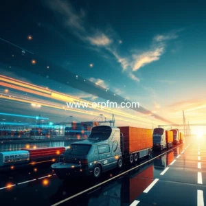 Artistic representation for Wiise & datacom forge logistics alliance: revolutionizing supply chain effic