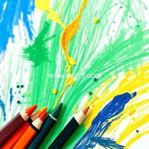 Artistic representation for Channel partnerships flourish with crayon solutions: a strategic boost.