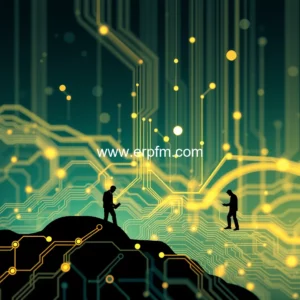 Artistic representation for Unlocking erp potential: the critical role of third-party software support.