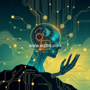 Artistic representation for ERP Advisors Group Evaluated Cybersecurity Risks Created by the Evolution of AI