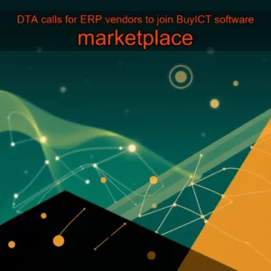 Artistic representation for DTA calls for ERP vendors to join BuyICT software marketplace