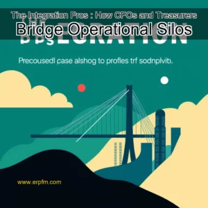Artistic representation for The Integration Pros : How CFOs and Treasurers Bridge Operational Silos