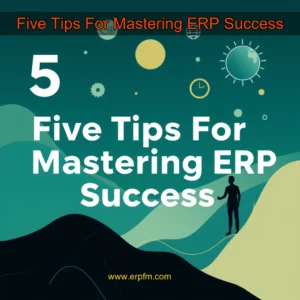Artistic representation for Five Tips For Mastering ERP Success