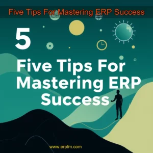 Artistic representation for Five Tips For Mastering ERP Success
