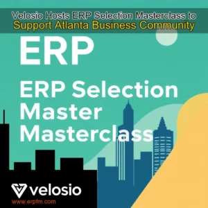 Artistic representation for Velosio Hosts ERP Selection Masterclass to Support Atlanta Business Community