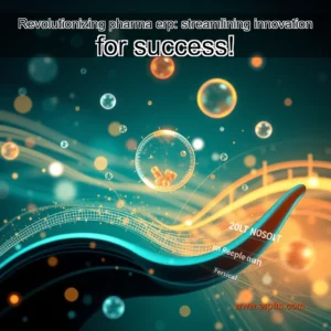 Artistic representation for Revolutionizing pharma erp: streamlining innovation for success!