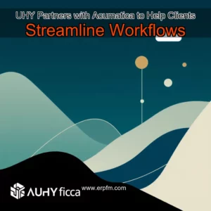 Artistic representation for UHY Partners with Acumatica to Help Clients Streamline Workflows