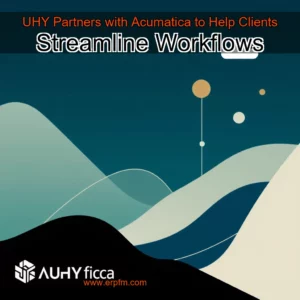 Artistic representation for UHY Partners with Acumatica to Help Clients Streamline Workflows