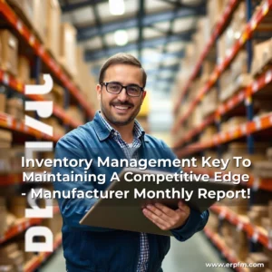 Artistic representation for Inventory Management Key To Maintaining A Competitive Edge - Manufacturer Monthly Report!