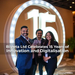 Artistic representation for Bileeta Ltd Celebrates 15 Years of Innovation and Digitalisation