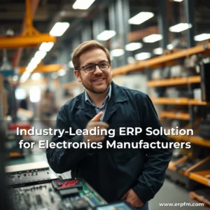 Artistic representation for Industry-Leading ERP Solution for Electronics Manufacturers