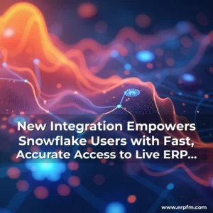 Artistic representation for New Integration Empowers Snowflake Users with Fast, Accurate Access to Live ERP Data
