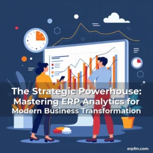 Artistic representation for The Strategic Powerhouse: Mastering ERP Analytics for Modern Business Transformation