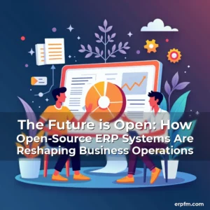 Artistic representation for The Future is Open: How Open-Source ERP Systems Are Reshaping Business Operations