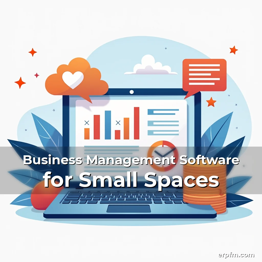 Artistic representation for Business Management Software for Small Spaces