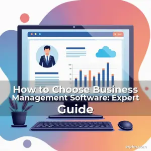 Artistic representation for How to Choose Business Management Software: Expert Guide