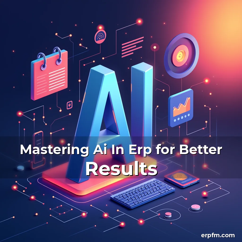 Artistic representation for Mastering Ai In Erp for Better Results