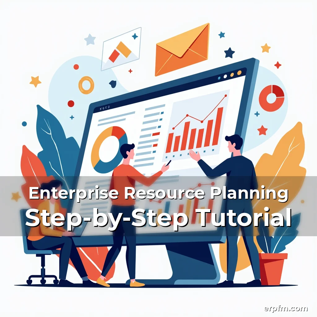 Artistic representation for Enterprise Resource Planning Step-by-Step Tutorial