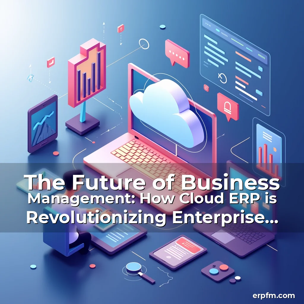 Artistic representation for The Future of Business Management: How Cloud ERP is Revolutionizing Enterprise Operations