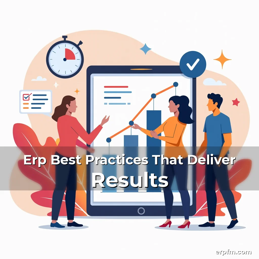 Artistic representation for Erp Best Practices That Deliver Results