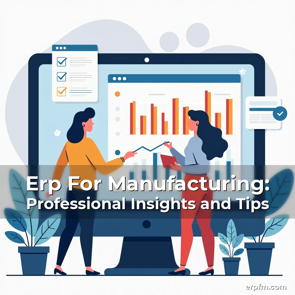 Artistic representation for Erp For Manufacturing: Professional Insights and Tips
