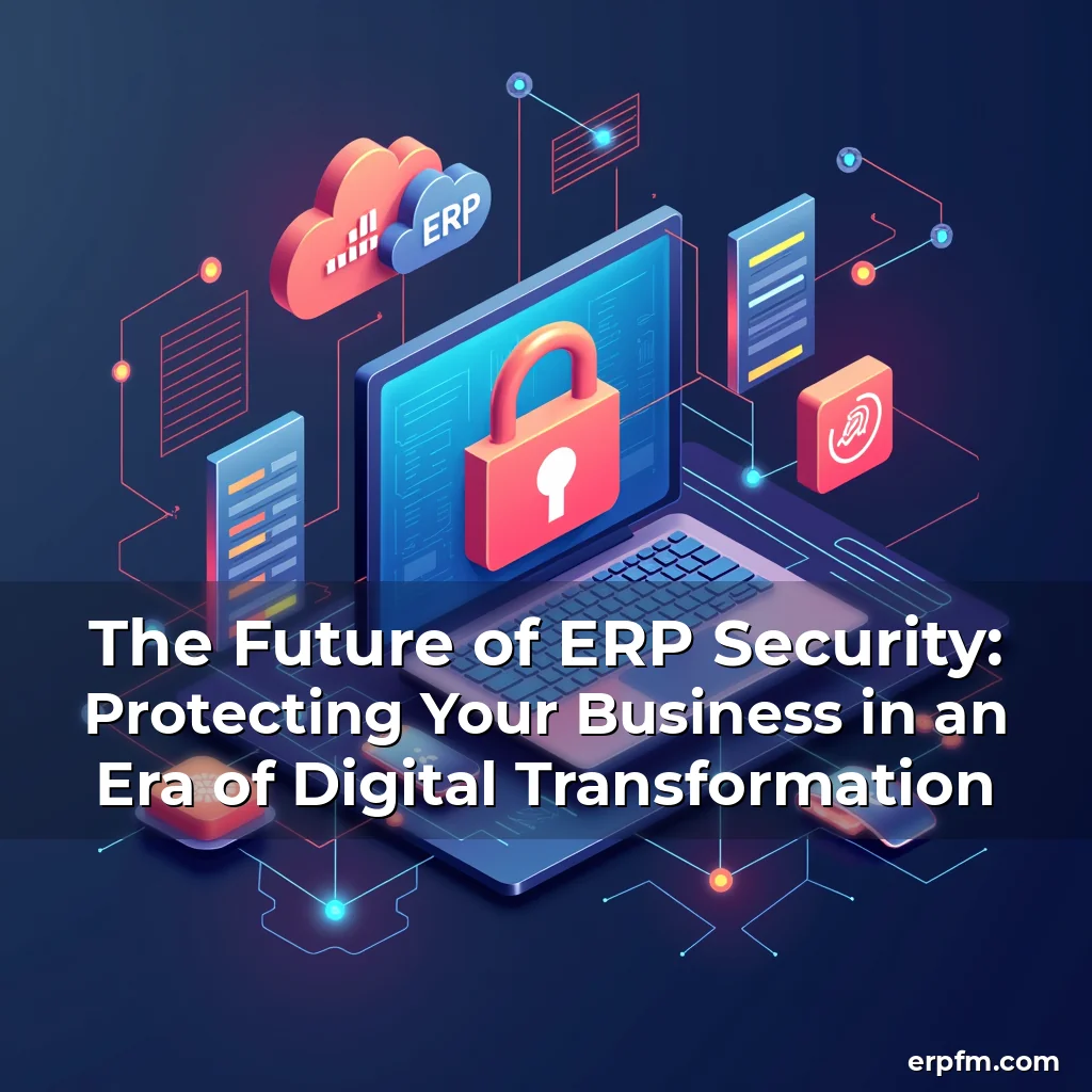Artistic representation for The Future of ERP Security: Protecting Your Business in an Era of Digital Transformation